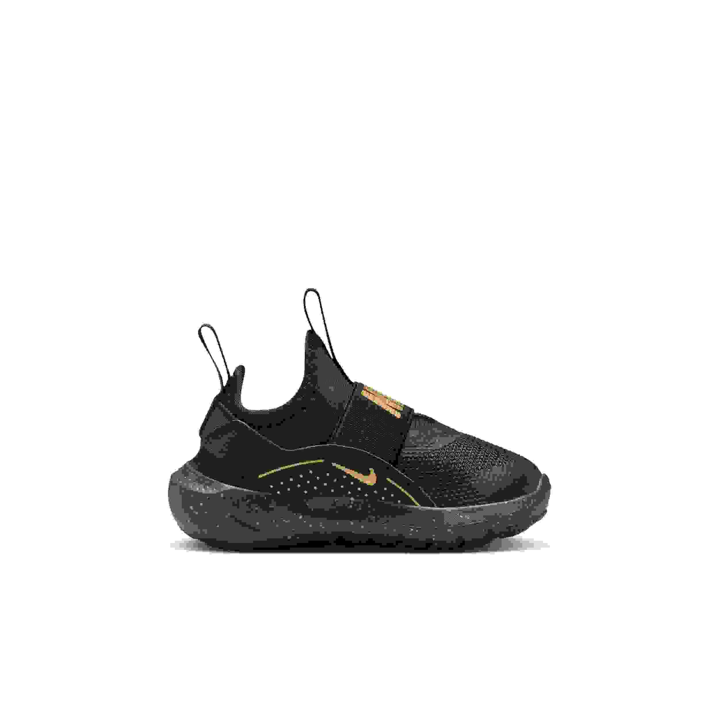 Nike Flex Runner 4 SE Infant Boys' "Black/Black/Metallic Gold" Running Shoe